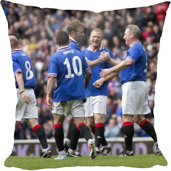 Ally McCoist's First Goal for Rangers Legends: Epic Encounter Against Manchester United Legends at Ibrox Stadium