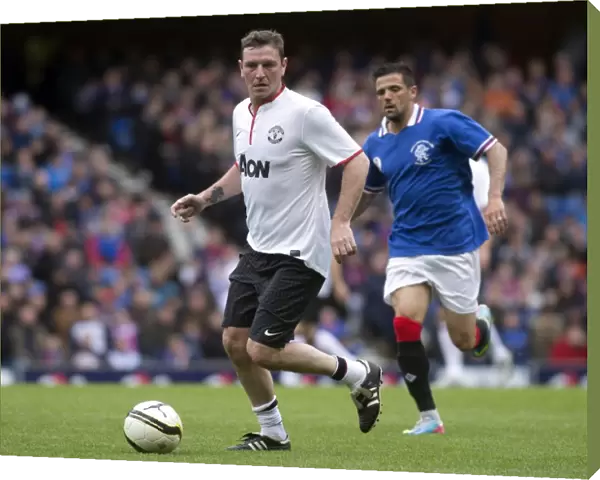 Rangers Legends vs Manchester United Legends: A Classic Soccer Showdown at Ibrox Stadium - Lee Sharpe's Unforgettable Performance: Manchester United Legend Shines Bright
