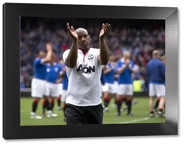 Rangers Legends vs Manchester United Legends: A Classic Soccer Showdown at Ibrox Stadium - Dion Dublin's Unforgettable Performance: Manchester United Legend Shines Bright
