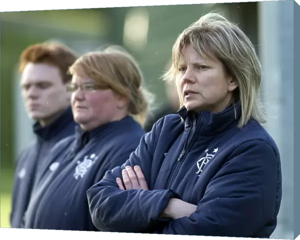 Angie Hind and Rangers Ladies Take on Hibernian Ladies in SWPL Clash
