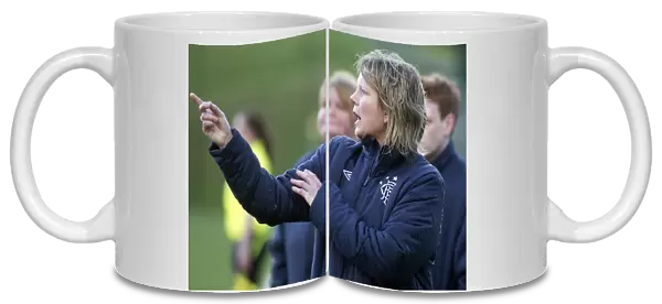Rangers Ladies vs. Hibernian Ladies: Angie Hind Rallies Team Spirit in Scottish Women's Premier League Soccer Match