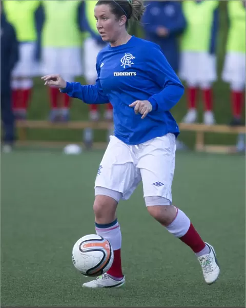 Thrilling Performance by Hollie Thomson: Rangers Ladies vs. Hibernian Ladies in Scottish Womens Premier League Soccer