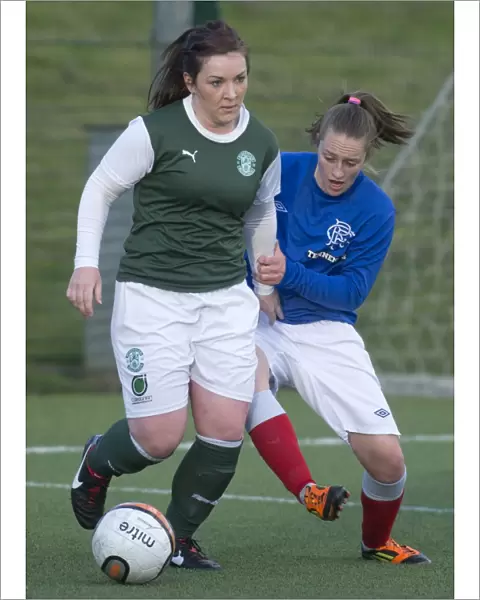 Rangers Football Club: Megan Foley's Intense Battle in the Scottish Women's Premier League - Rangers Ladies vs. Hibernian Ladies