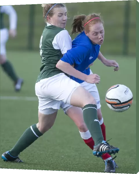 Intense Battle: Kathryn Hill vs Hibernian Ladies (Rangers FC)