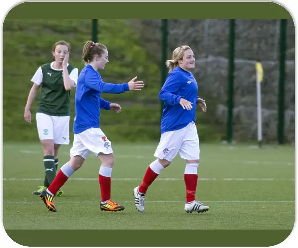 Rangers Hayley Cunningham Scores the Winning Goal in Scottish Women's Premier League: Rangers Ladies vs Hibernian Ladies