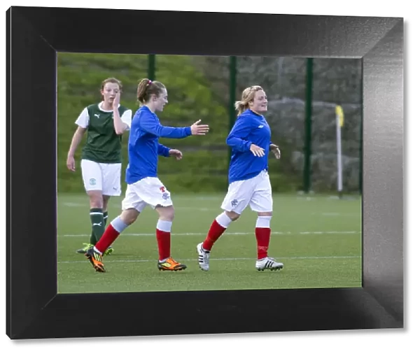 Rangers Hayley Cunningham Scores the Winning Goal in Scottish Women's Premier League: Rangers Ladies vs Hibernian Ladies