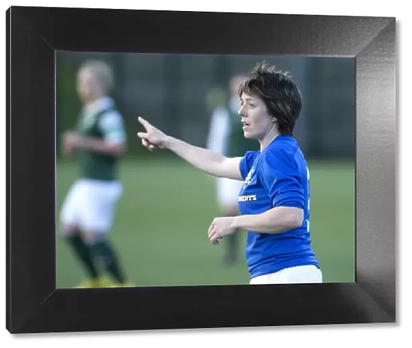 Rangers Megan Sneddon: A Star Shines in the Thrilling Rangers Ladies vs. Hibernian Ladies Clash (Scottish Women's Premier League Soccer)