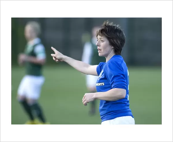 Rangers Megan Sneddon: A Star Shines in the Thrilling Rangers Ladies vs. Hibernian Ladies Clash (Scottish Women's Premier League Soccer)