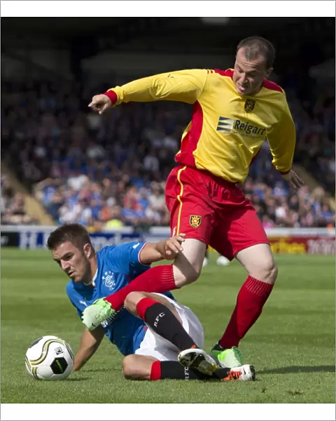 Soccer - Albion Rovers v Rangers - Ramsdens Cup Round One - Almondvale Stadium