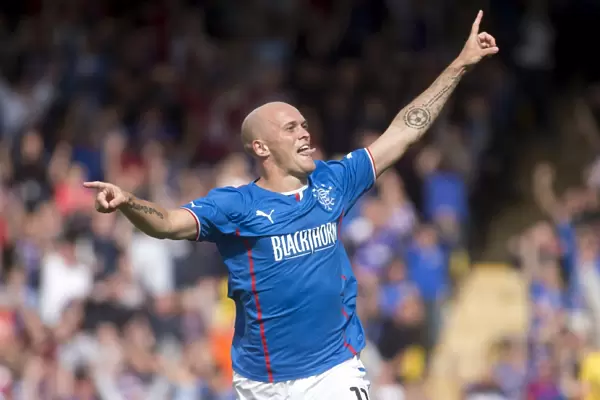 Nicky Law's First Goal: Rangers Dominant Performance Against Albion Rovers in Ramsdens Cup (4-0)