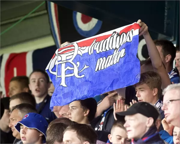 Rangers 4-0 Victory Over Albion Rovers: Ecstatic Fans Celebrate at Almondvale Stadium