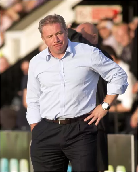 Ally McCoist's Disappointed Expression: Rangers Squeeze Past Elgin City in Pre-Season Friendly (1-0)