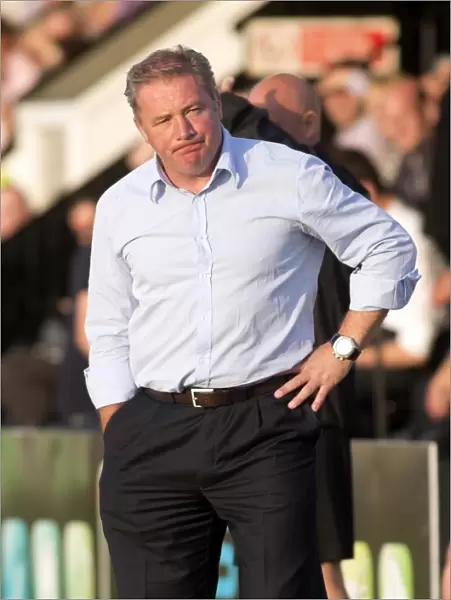 Ally McCoist's Disappointed Expression: Rangers Squeeze Past Elgin City in Pre-Season Friendly (1-0)