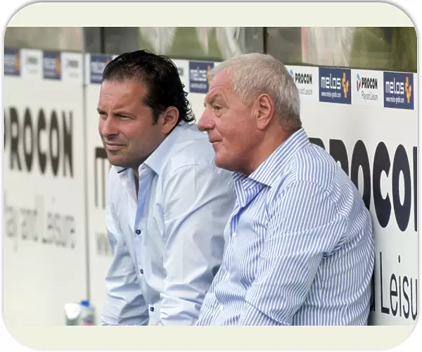 Rangers FC: Walter Smith and Craig Mather on the Bench during Pre-Season Victory against FC Gutersloh (1-0)