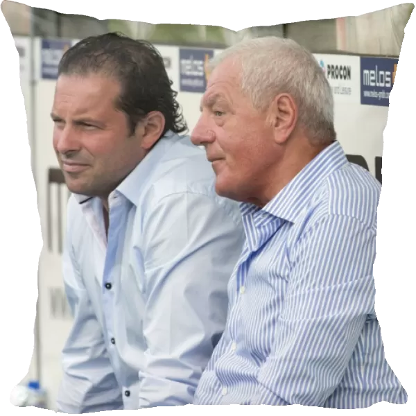Rangers FC: Walter Smith and Craig Mather on the Bench during Pre-Season Victory against FC Gutersloh (1-0)