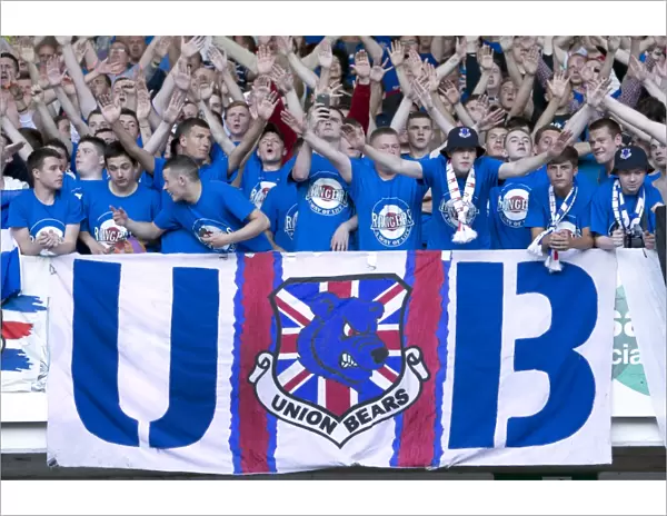 Rangers Fans United: A Sea of Hope - Unyielding Support Amidst 1-0 Deficit vs. Sheffield Wednesday