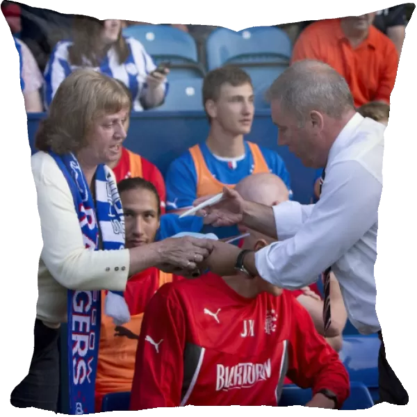 Ally McCoist Signs Autographs: Rangers Manager at Sheffield Wednesday's 1-0 Pre-Season Win