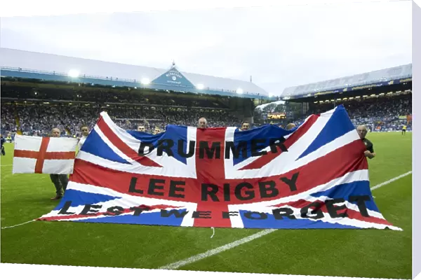 Rangers Fans Pay Tribute to Lee Rigby at Hillsborough Stadium: Sheffield Wednesday vs Rangers (1-0)