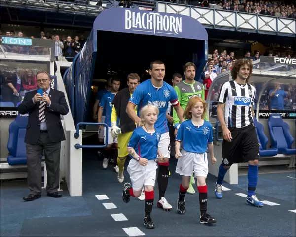 Rangers FC vs Newcastle United: Lee McCulloch and Mascots Kick-Off Ibrox Showdown (1-1)