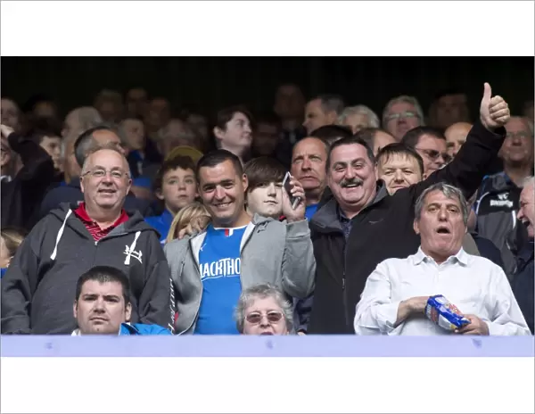 Rangers FC: Ecstatic Fans Celebrate 4-1 Victory Over Brechin City at Ibrox Stadium