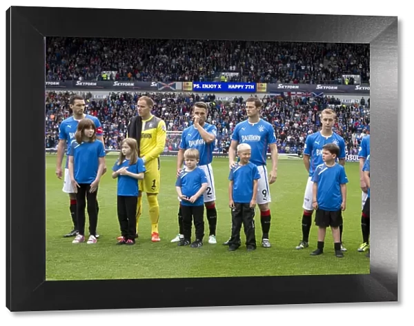 Rangers Football Club: Unity at Ibrox - Pre-Match Gathering of Players and Mascots (4-1 Victory vs Brechin City)