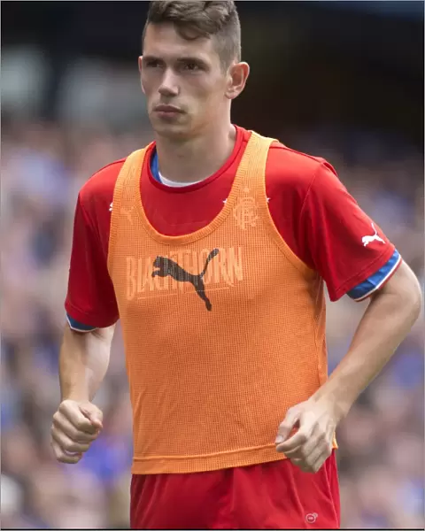 Rangers Kyle McAusland Prepares for Victory: 4-1 Over Brechin City at Ibrox Stadium
