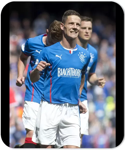 Rangers Ian Black: Exulting in a 4-1 SPFL League 1 Victory over Brechin City at Ibrox Stadium