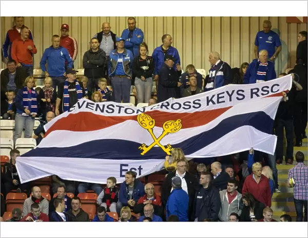 Rangers Glory: Unforgettable 6-0 Victory Over Airdrieonians - Ecstatic Fan Celebrations at Excelsior Stadium