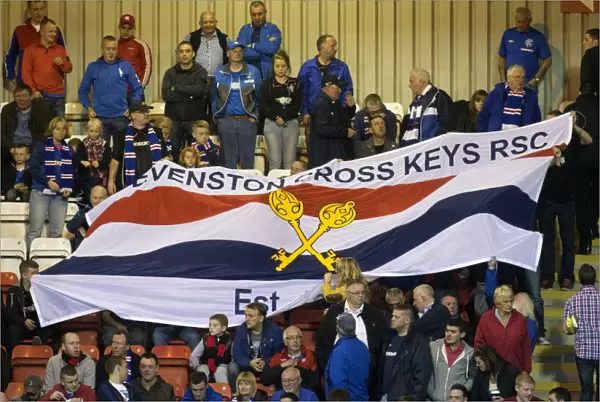 Rangers Glory: Unforgettable 6-0 Victory Over Airdrieonians - Ecstatic Fan Celebrations at Excelsior Stadium