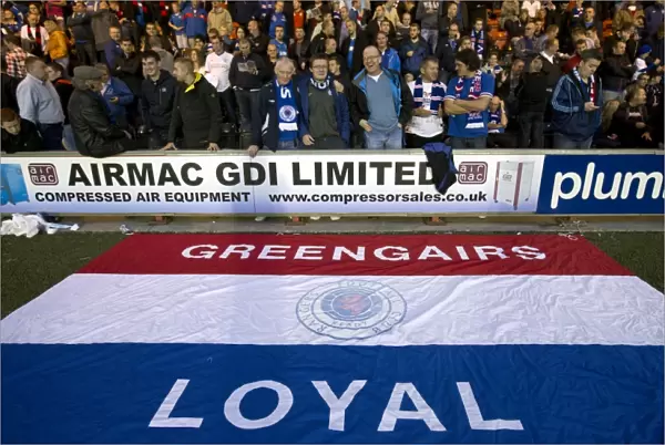 Rangers Glory: Ecstatic Fans Celebrate Historic 6-0 Thrashing of Airdrieonians in Scottish League One