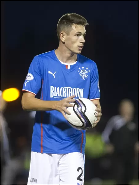 Rangers Kyle McAusland in action
