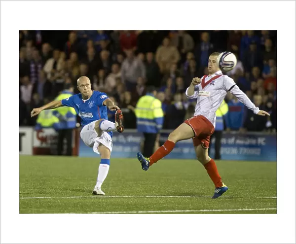 Rangers Nicky Law Scores Sixth Goal: Airdrieonians 0-6 Rangers at Excelsior Stadium