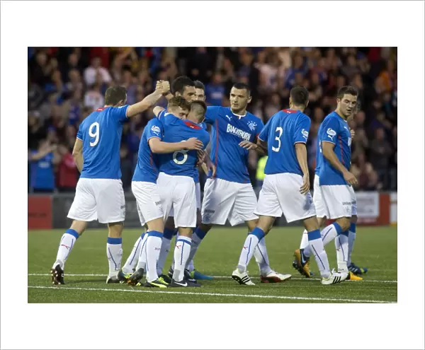 Rangers Six-Goal Blitz: Lewis Macleod and Teammates Celebrate Dominant Win Against Airdrieonians