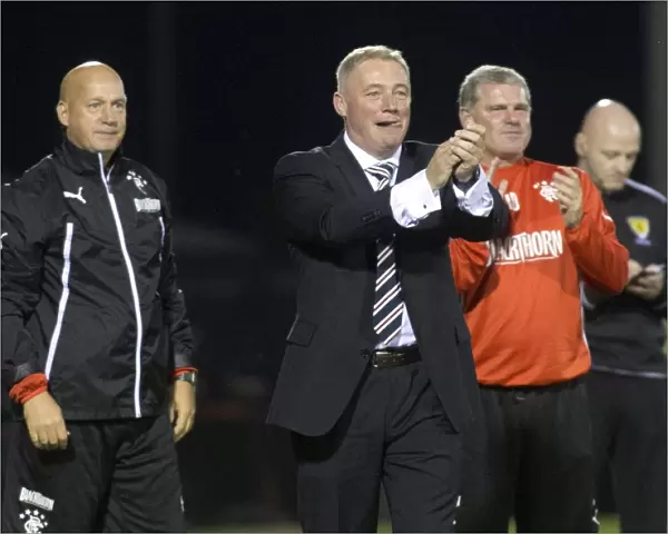 Ally McCoist's Unwavering Focus: Rangers 6-0 Crushing of Airdrieonians