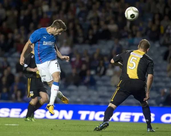 Andy Little Scores the Decisive Goal: Rangers 2-0 Berwick Rangers in Ramsden's Cup Round Two at Ibrox Stadium