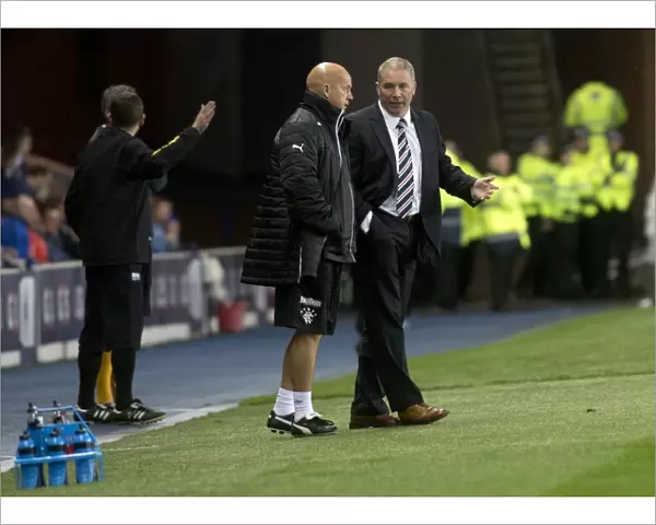 McCoist and McDowall Strategize: Rangers 2-0 Berwick Rangers at Ibrox Stadium - Ramsden's Cup Round Two