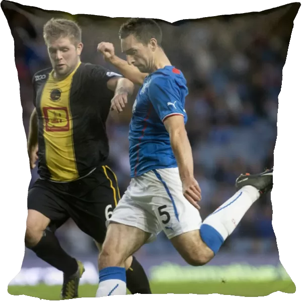 Rangers Lee Wallace Stands Firm Against Neil Janczyk: 2-0 Ramsden Cup Victory at Ibrox