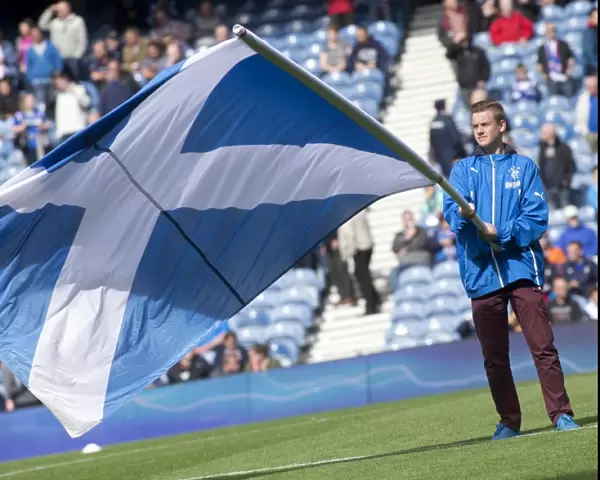 Rangers Glorious Flag-Bearing Moment: 5-0 Victory Over East Fife at Ibrox Stadium