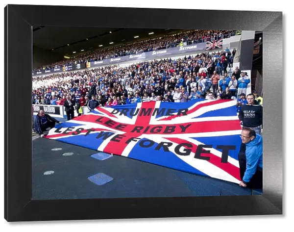 Rangers Football Club: Unforgettable 5-0 Victory in Tribute to Lee Rigby - A Sea of Union Jacks at Ibrox Stadium