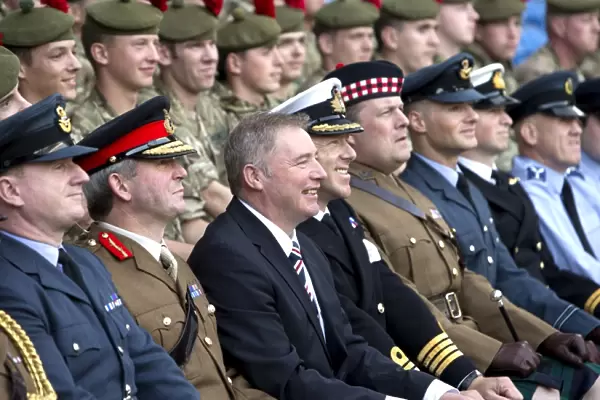 Rangers Football Club: Armed Forces Honor Ally McCoist Before Historic 8-0 Victory at Ibrox Stadium
