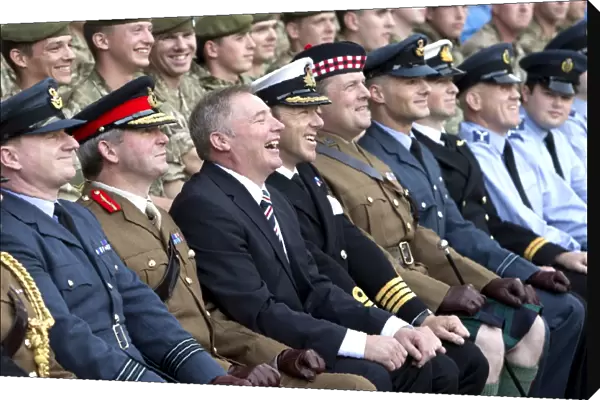 Armed Forces Honor Ally McCoist: Rangers Football Club's 8-0 Victory at Ibrox Stadium
