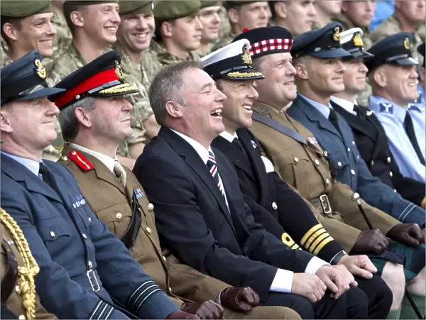 Armed Forces Honor Ally McCoist: Rangers Football Club's 8-0 Victory at Ibrox Stadium