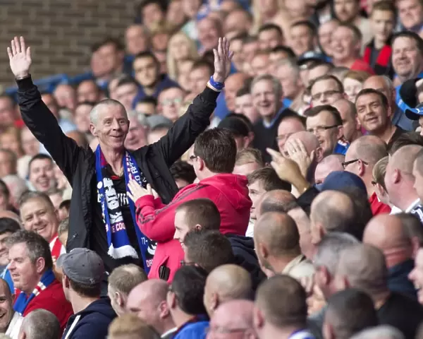 Rangers Euphoric 8-0 Victory: A Sea of Fan Celebrations at Ibrox