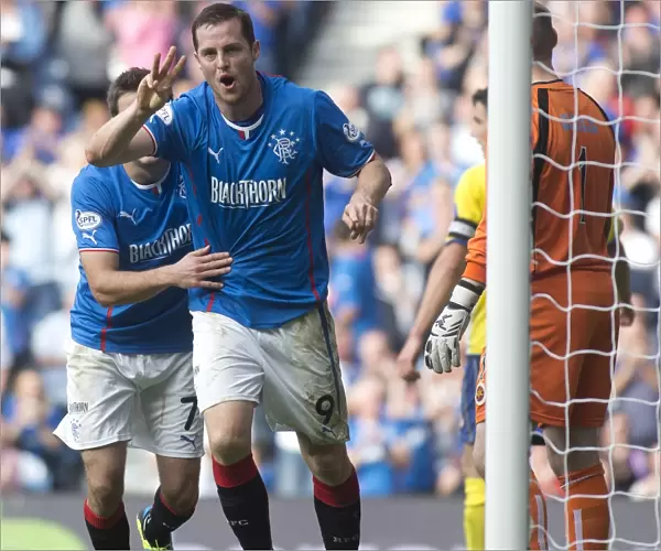 Rangers Jon Daly Scores Hat-trick in Historic 8-0 Victory