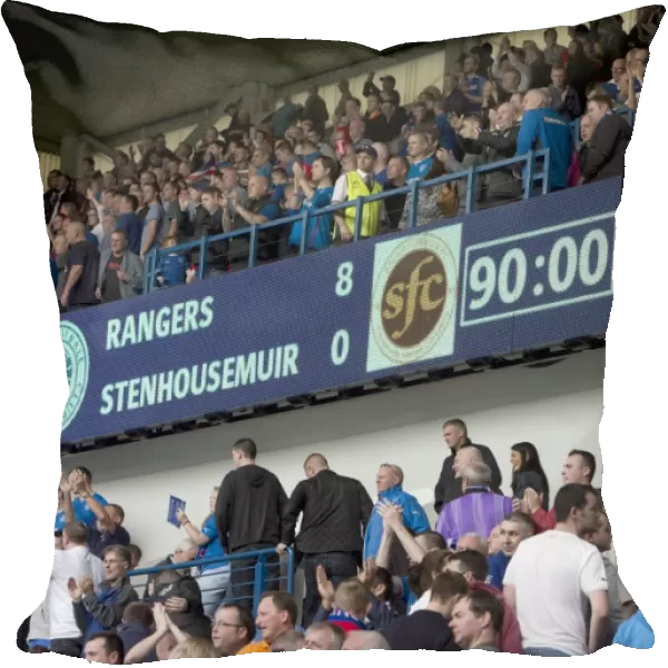 Rangers Historic 8-0 Victory Over Stenhousemuir: Ibrox Stadium, SPFL League 1