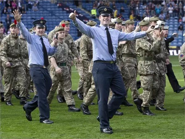 Rangers Football Club: Honoring Heroes - Salute to Armed Forces at Ibrox Stadium (8-0 Victory over Stenhousemuir)