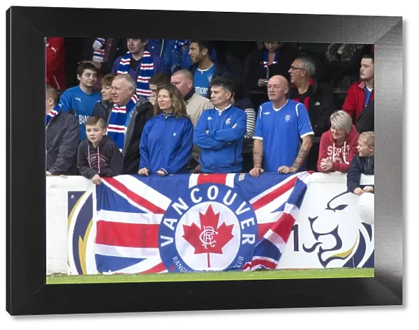 Rangers Victory: A Sea of Supporters Celebrate 2-0 Win Over Ayr United in SPFL League 1 at Somerset Park