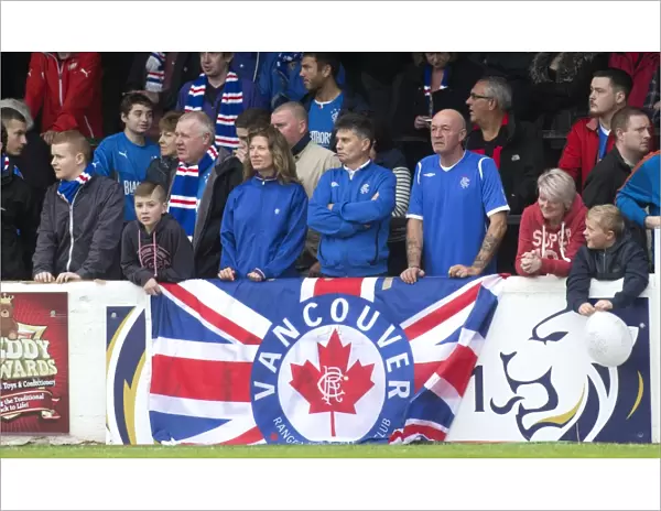 Rangers Victory: A Sea of Supporters Celebrate 2-0 Win Over Ayr United in SPFL League 1 at Somerset Park