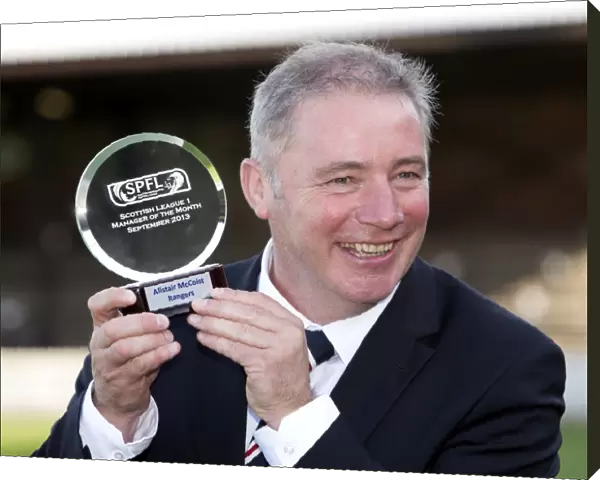 Ally McCoist Wins Manager of the Month Award After Rangers Victory Over Ayr United in SPFL League 1