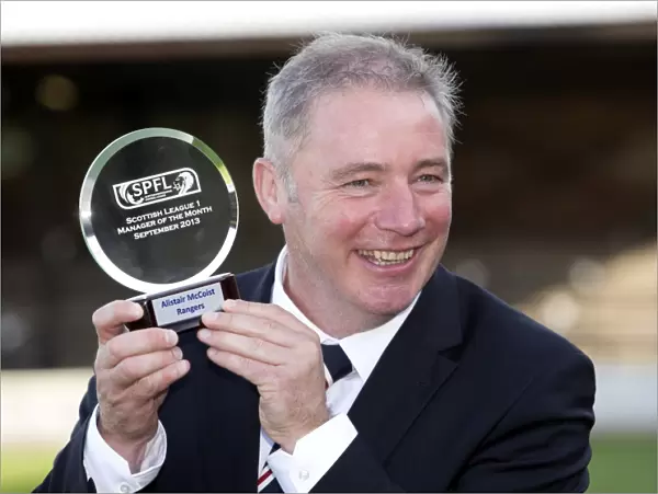 Ally McCoist Wins Manager of the Month Award After Rangers Victory Over Ayr United in SPFL League 1